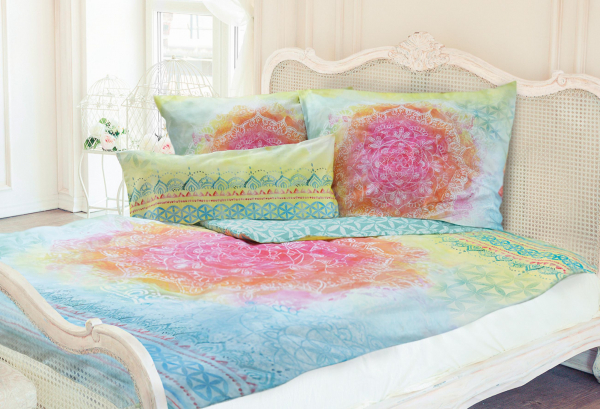 Rainbow Bettbezug Faszination verschiedene Größen und Kissen